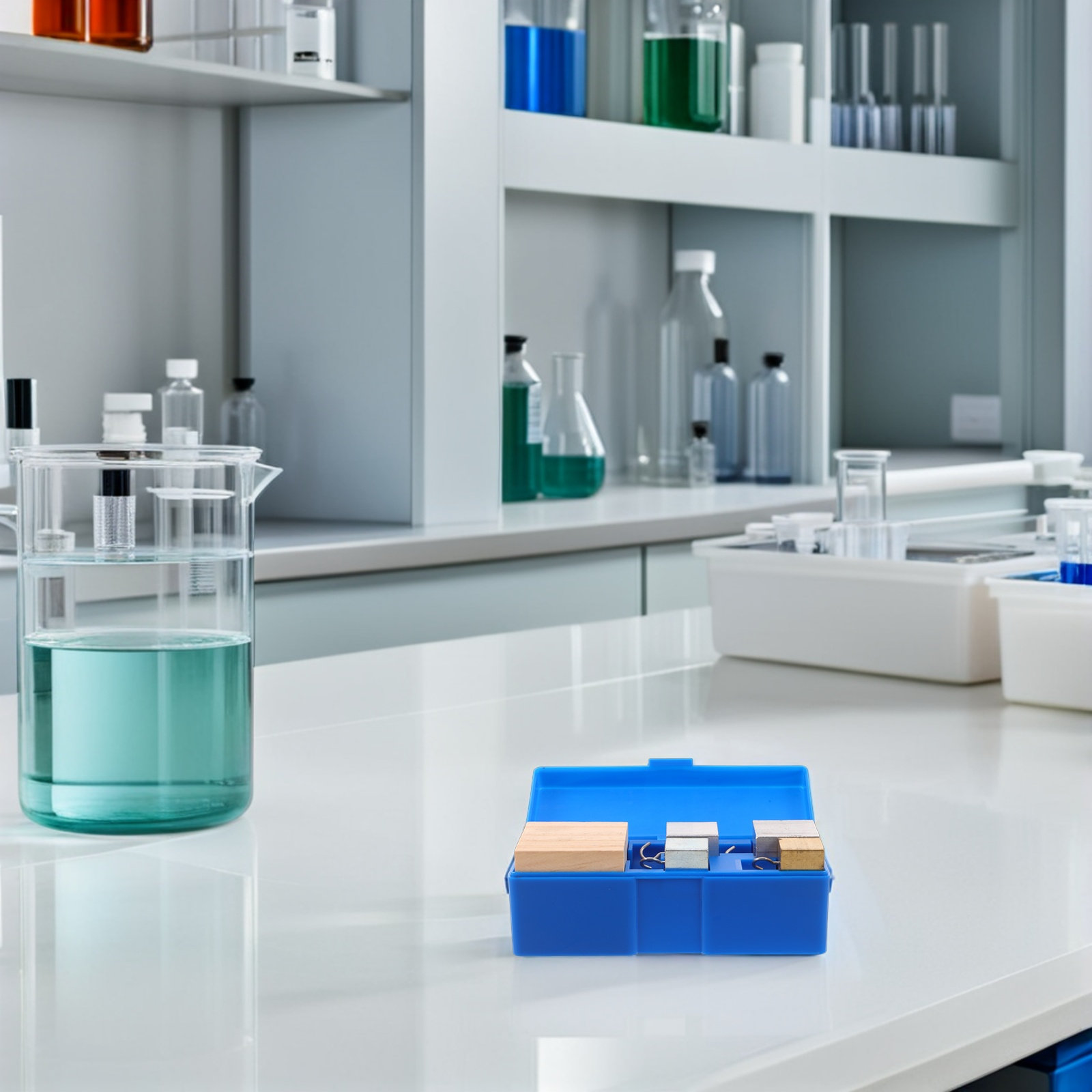 1세트: 구리, 철, 알루미늄, 나무 밀도 큐브 세트, - Lab Equipment 리뷰 및 가격
