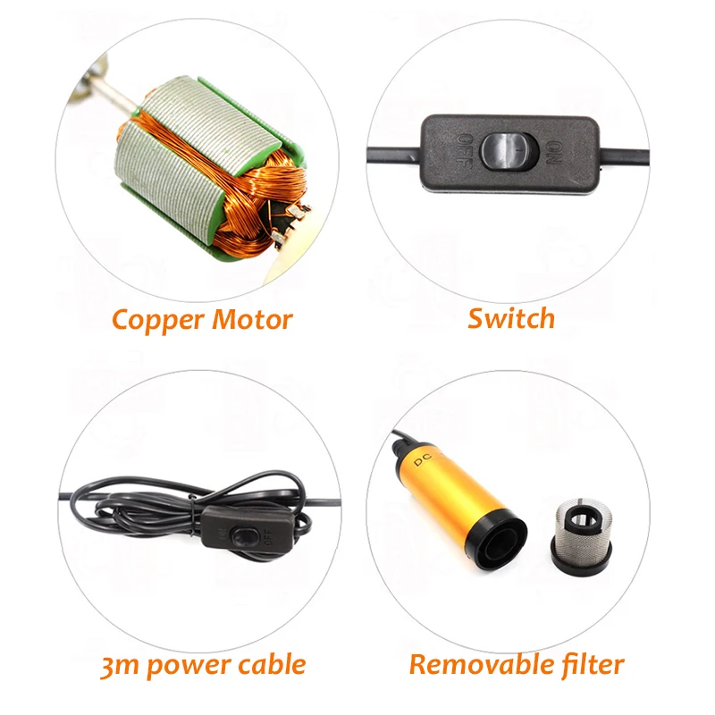 미니형 수중 디젤 연료 이송 펌프, 51mm 알루미늄  - Mini Peristaltic Pump 12V 리뷰 및 가격